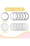 6-Piece Mason Jar Flower Lid Insert, Metal Grid Organizer for Vase Arrangements - 3