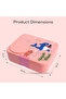 Whale Bento Lunch Box with Food Jar - 4 compartments, leakproof, 1.67 L, pink - 7