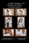 6 قطع إطار 30x40 - إطار Kemençe - إطار MDF A3 - إطار صور متعدد