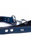 Comfort Classic Leather Dog Walking Collar Royalblue 3X100 cm - 3