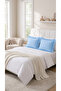 2 Pieces of Ruffled Cotton Fabric Pillowcases 50 X 70 - 4