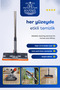 Telescopic Latch-On Cloth-Attached Extendable Glass Squeegee, High-Reach Glass Cleaning Tool, Glass Wiper - 2