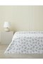Blue spring double size pique 200x220 cm blue