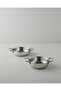 Siena Steel 2-Piece Coverless Pan Set 16-18 cm Silver