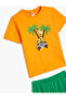 Shorts T-Shirt Set Printed Cotton Set of 2 - 3