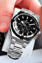 Exclusive Gift Men's Watch - 3 Atm Water Resistant Silver Black Color Steel Band Dke2125C3 - 5
