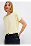 Soft-Premium Yellow (Tencel) ™ ) Liyosel Blended Basic T-Shirt Loose Fit / Relaxed Comfortable Cut 167245-84571 - 2