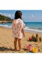 Children's Poncho Muslin, Rabbit Pattern, 100% Cotton, Beach / Bath Muslin, up to 10 Years Old - 2
