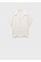 Short-sleeved satin shirt - 3