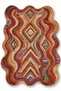 Sdt Fish Theme Patterned Modern Woven Base Decorative Carpet Mosso3503