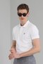Sports Polo Neck T-Shirt White Laon - 6