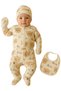 5-Pack Coffee Teddy Bear Organic Cotton Baby Girl Hospital Release Pack
