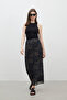 PATTERNED TULK SKIRT LOTUS - 5