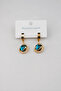 Zircon Stone Planet Sky Model Stainless Steel Women's Earrings