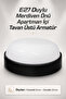 Apartment Staircase Ceiling Light Fixture Chandelier Black Sensorless Led Compatible Durable Body Stylish Lighting