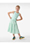 Elastic Waist Layered Detailed High Waist Pleated Midi Skirt - 3
