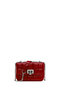 Women's Red Long Strap Quilted Mini Crossbody Bag 26Sbd2481Kp