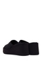 Women's Black Stone Filled Heeled Fabric Slippers 26Sfe49866F - 6