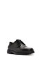Men's Black Lace-Up Leather Casual Shoes 26Sfd722122 - 8