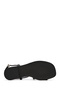 Women's Black Buckle Flip Flops Sandals 25Sfd442218 - 4