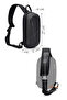 D-Pack Unisex Black Mini Fabric Crossbody Bag 25Wbd3012Hc - 2