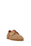 Men's Beige Lace-Up Nubuck Leather Casual Shoes 26Sfd8002V3 - 7