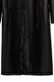 Natalia Women's Black Leather Trench Coat 25Wgd5247U4 - 5