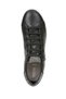 Women's Black Jaysen Lace-Up Sneakers, Genuine Leather Sneaker D621Ba08507C9999 - 6
