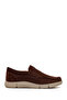Men's Brown Nubuck Leather Casual Loafer 26Sfd7104V3