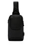 حقيبة كروس تكنولوجية سوداء للرجال من D-Pack 23WBD30086F