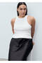 Long Satin Skirt - 8