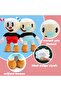 Imported fabric cuphead and mugman 2-piece plush toy figure game & sleep companion 25 cm. - 6