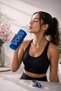Blue Healthy Glass Water Bottle 1000 ml Water Bottle 1Lt Sports Water Bottle - 2