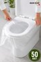 50 Pieces of Disposable Transparent Toilet Seat Covers - Hygienic Disposable M-121 - 3