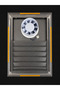 60X60 Aluminum Chrome Bathroom Screen with Fan - 4