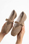Mink Women's Knitted Ballerina Shoes Women's Shoes Casual Shoes - 2