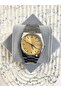 Tisan Round Design Calendar Silver Yellow Dial Men's Wristwatch - 4