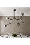 Rubix 5-light G9 Glass Pendant Lamp 105x70x75cm - Black