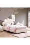 Floral Princess Kids Single Bed 120x200 Cm - Beige