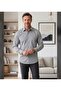 Long Sleeve Pocket Cotton Satin Classic Men's Shirt