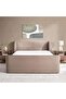 Elya King Bed 180x200 - Light Brown - 2
