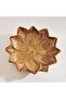 Stan Flower Design Ceramic Decor Plate 15.3x14.5x2.8cm - Brown - 4