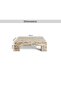 Warda Coffee Table Marble - Beige & Brown - 7