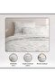 Reflection Home Oasis Palm Printed 3-piece King Comforter Set 240x260cm -sage - 8