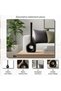 Hodor Metal Heavy Drop Metal Vase 15x13x43cm - Black - 5