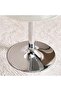 Glassleaf End Table Round 6mm Tempered Glass - Clear ~ Transparent - 3