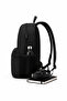 Unisex Black Waterproof Daily Backpack with Pocket - 4