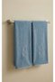 Set of 2 Microcotton 100% Cotton 50X100 Embroidered Hand-Face Towels Blue