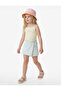 Normal Waist Tie-Detail Cotton Denim Short Skirt - 2