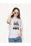 Avoiding Regular Pattern Unisex White T-Shirt - 5